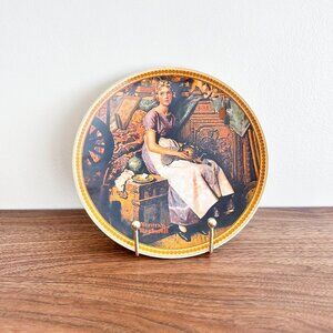 Norman Rockwell Collector Plate - Vintage Knowles “Dreaming in the Attic"